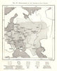 Displacement of the Centres of Slav Power. Russia. Sketch map 1885 old