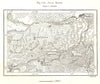 Pinsk Marsh. Belarus. Sketch map 1885 old antique vintage plan chart