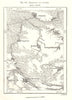 Berdychiv and Zhytomyr. Ukraine. Sketch map 1885 old antique plan chart