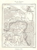 Pereyaslav. Dnieper Landshaftnyy Biloozerskyi Ukraine. Sketch map 1885 old