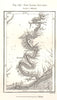 The Lower Inhulets. Ukraine. Sketch map 1885 old antique plan chart