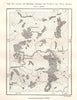 Lakes & Marshes Between the Volkhov & Dvina Basins. Belarus. Sketch map 1885