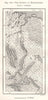 The Isthmus of Kandalaksha. Russia. Sketch map 1885 old antique plan chart
