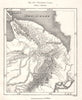 Northern Urals. Russia. Kara Sea. Sketch map 1885 old antique plan chart