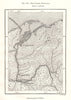 The Lower Pechora. Russia. Sketch map 1885 old antique vintage plan chart