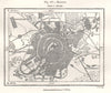 Moscow city town plan Москва. Russia. Sketch map 1885 old antique chart