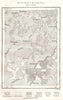 Races of the Lower Volga. Saratov Russia. Sketch map 1885 old antique