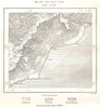The Yalta Coast. Ukraine. Sketch map 1885 old antique vintage plan chart
