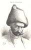 Tatar Type. Central Asia 1885 old antique vintage print picture