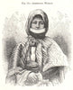 Armenian Woman 1885 old antique vintage print picture