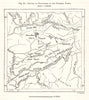 Routes of Explorers in the Eastern Pamir. Hindu Kush. China. Sketch map 1885