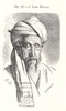 A Tajik Mullah. Islam. Tajikistan 1885 old antique vintage print picture