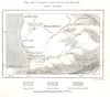 Valleys of the Atrek and Gorgan. Iran. Sketch map 1885 old antique chart
