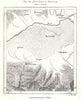 From Kokand to Margilan. Uzbekistan. Sketch map 1885 old antique chart