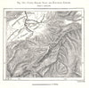 Upper Yenisei Basin and Minusinsk Steppes. Russia. Sketch map 1885 old