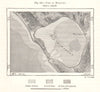 Port of Muraviov. Russia. Sketch map 1885 old antique vintage plan chart