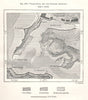 Vladivostok and the Eastern Bosphorus. Russia. Sketch map 1885 old antique