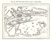The Tian-Shan Nan-Lu, from a Chinese Map. China. Sketch map 1885 old
