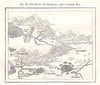 Hoang-He / Yellow River sources, from a Chinese Map. China. Sketch map 1885