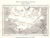 Inhabitants of Mongolia. Sketch map 1885 old antique vintage plan chart
