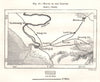 Mouth of the Liao-he. Yingkou. China. Sketch map 1885 old antique chart