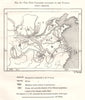 The Nine Provinces according to the Yukung. China. Sketch map 1885 old