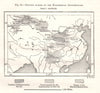Regions Wasted by the Mohammedan Muslim Insurrections. China. Sketch map 1885