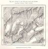 Yangtze river above the Gorges. Chongqing Changshou. Blakiston. Sketch map 1885