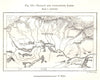 Hankou Wuhan Hanyang & surrounding Lakes. Yangtze river. China. Sketch map 1885