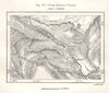 Upper Red River Valley. China. Sketch map 1885 old antique plan chart