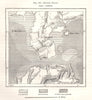 Hainan Strait. China. Sketch map 1885 old antique vintage plan chart