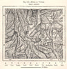 Mines of Yunnan. China. Sketch map 1885 old antique vintage plan chart