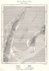 Strait of Yeso. Nemuro Strait. Hokkaido Kunashir Japan. Sketch map 1885