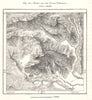 Nikko & Tone-gawa. Mounts Nantai Nyoho. Lake Chuzenji. Japan. Sketch map 1885