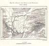 Nagoya and Delta of the Kiso-gawa River. Japan. Sketch map 1885 old