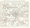 Winding of the Sacred Streams Round Mount Aneuta. India. Sketch map 1885
