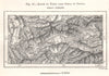 Route to Tibet from Shimla to Shipki. India. Sketch map 1885 old antique