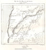 Old Beds of the Chenab. Pakistan. Sketch map 1885 antique plan chart