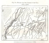 Multan and Old Course of the Ravi. Pakistan. Sketch map 1885 antique