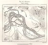 Munger & environs. India. Sketch map 1885 old antique vintage plan chart