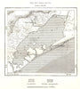 Lake Chilika. India. Sketch map 1885 old antique vintage plan chart