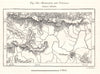 Kolhapur and Panhala Fort. India. Sketch map 1885 old antique plan chart