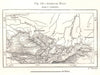 Anamalai Hills. India. Sketch map 1885 old antique vintage plan chart