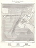 Pamban Channel. India. Sketch map 1885 old antique vintage plan chart