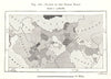States of the Sutlej Basin. India. Sketch map 1885 old antique plan chart