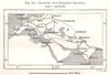 Projected Indo-European Railways. Asia. Sketch map 1885 old antique chart