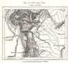 The Gomal Pass. Pakistan/Afghanistan. Sketch map 1885 old antique chart