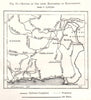 Routes of the Chief Explorers of Baluchistan. Pakistan. Sketch map 1885