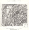 Passes in North Baluchistan. Pakistan. Sketch map 1885 old antique chart