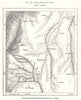Kachi-Gandava Oasis. Pakistan. Sketch map 1885 old antique plan chart